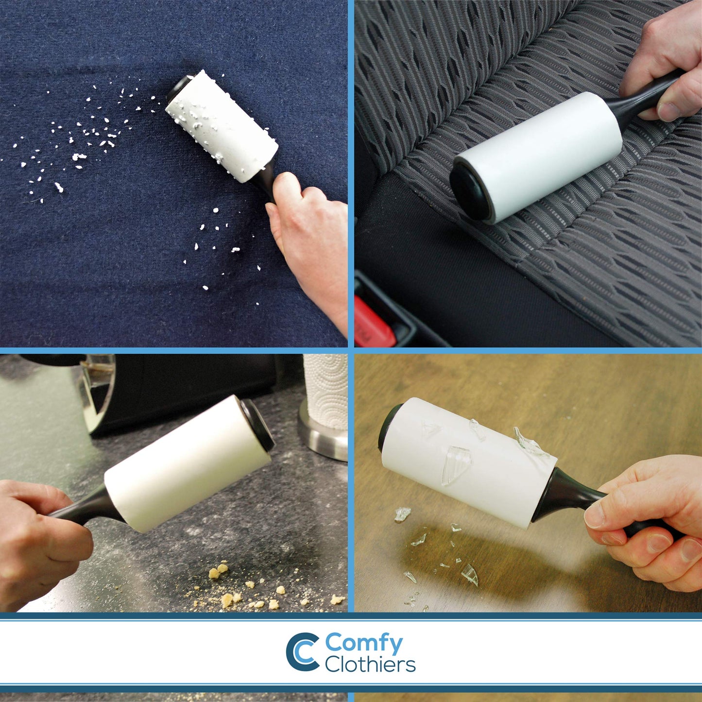 Reusable Pet Hair Remover Lint Roller – For Clothes, Sofas & Beds