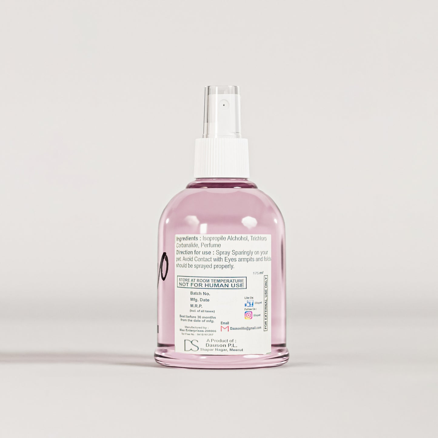 iiLio Dog Deo 175ml for smelly Dogs with long-lasting fragrance - iiLio Pet Products