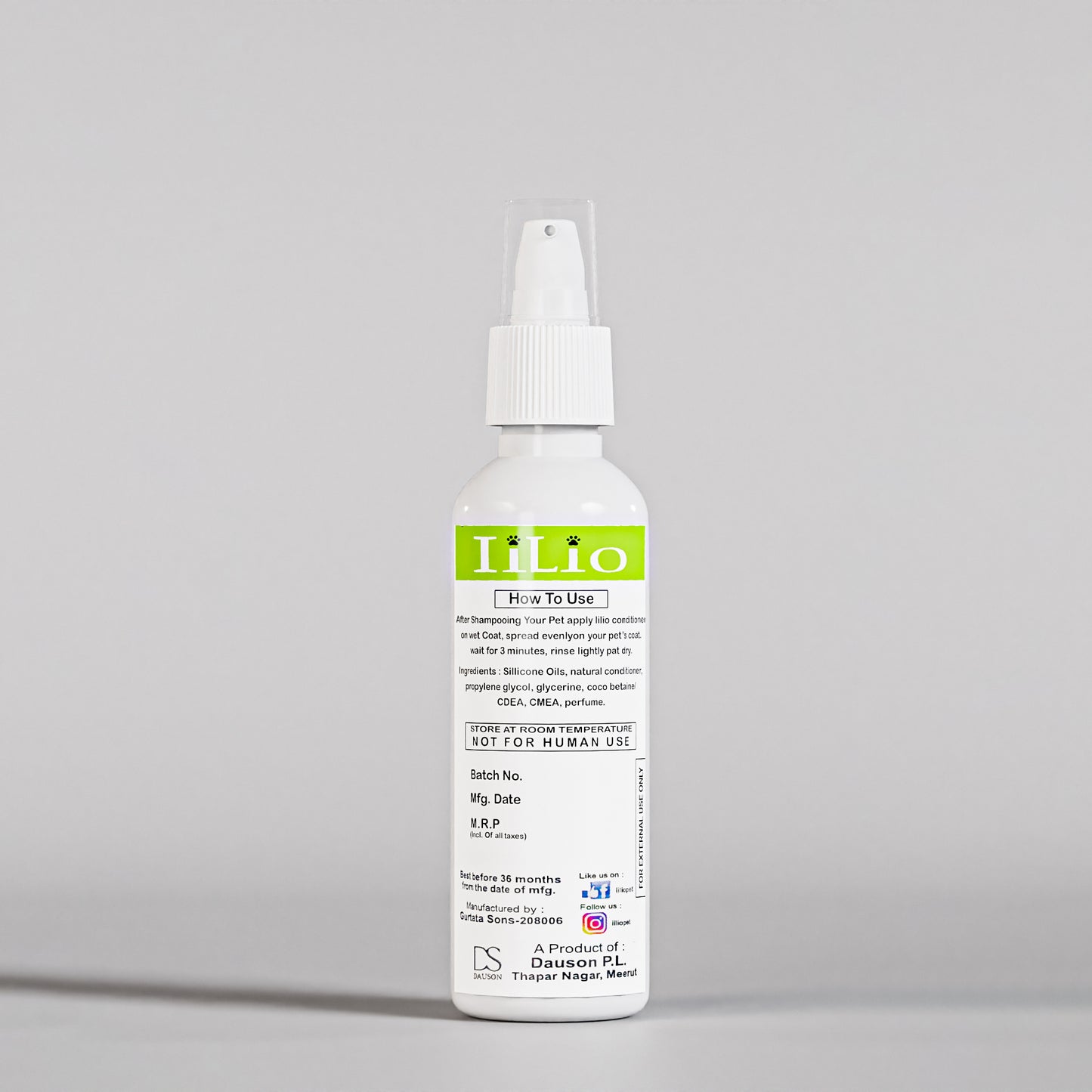 iiLio Dog Conditioner 100ml for detangling and smoothing long coat. - iiLio Pet Products