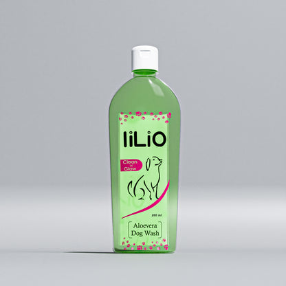 iiLio Aloe-vera Dog shampoo soothing rashes and itching. - 200ml