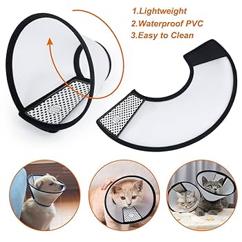 Soft Adjustable E-Collar for Dogs, Cats, Puppies & Kittens