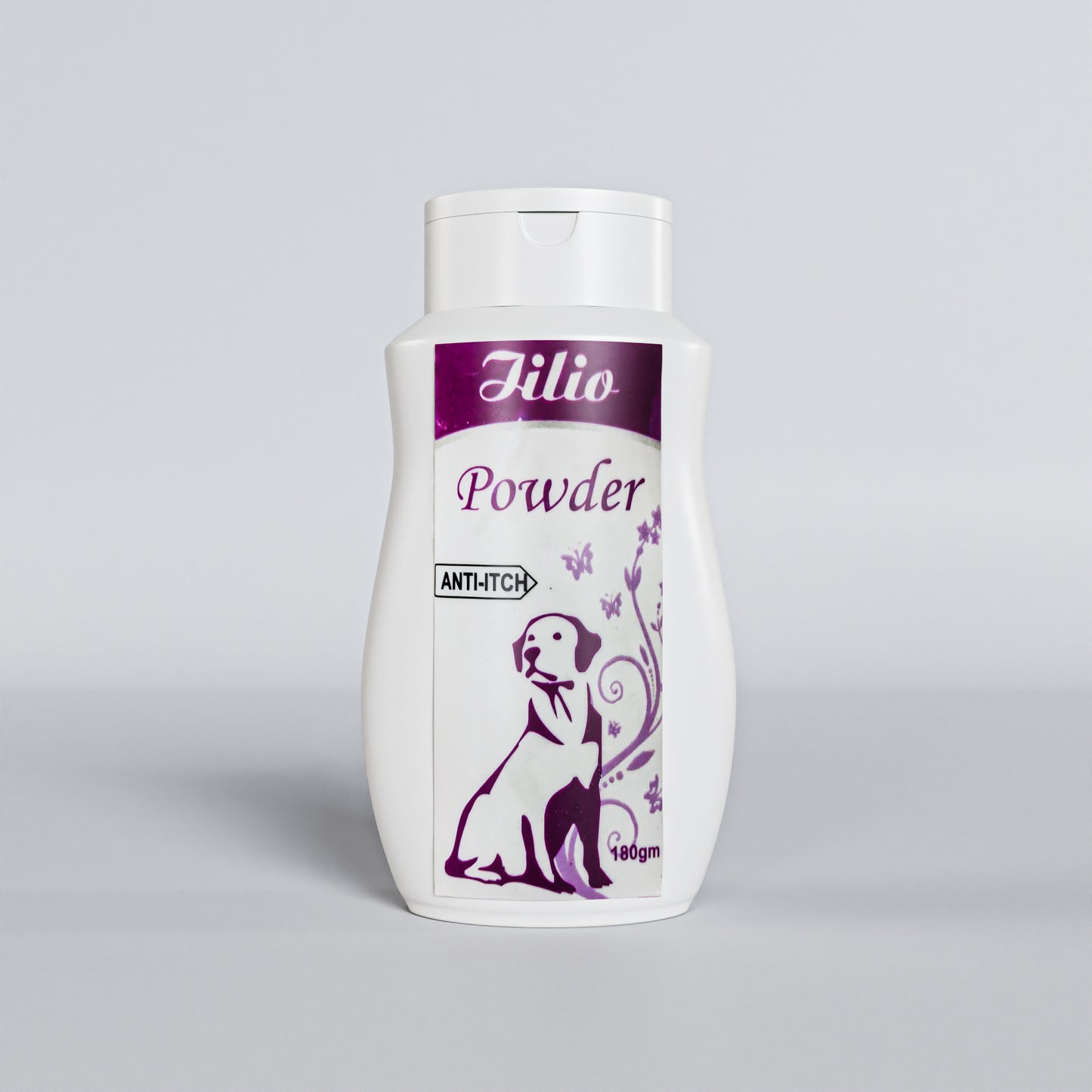 iiLio Anti-itch powder with tulsi and lavender extracts for dogs 180 grams.