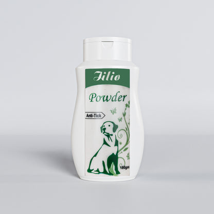 iiLio Anti-Tick Powder  with Neem extracts for dogs 180 grams.