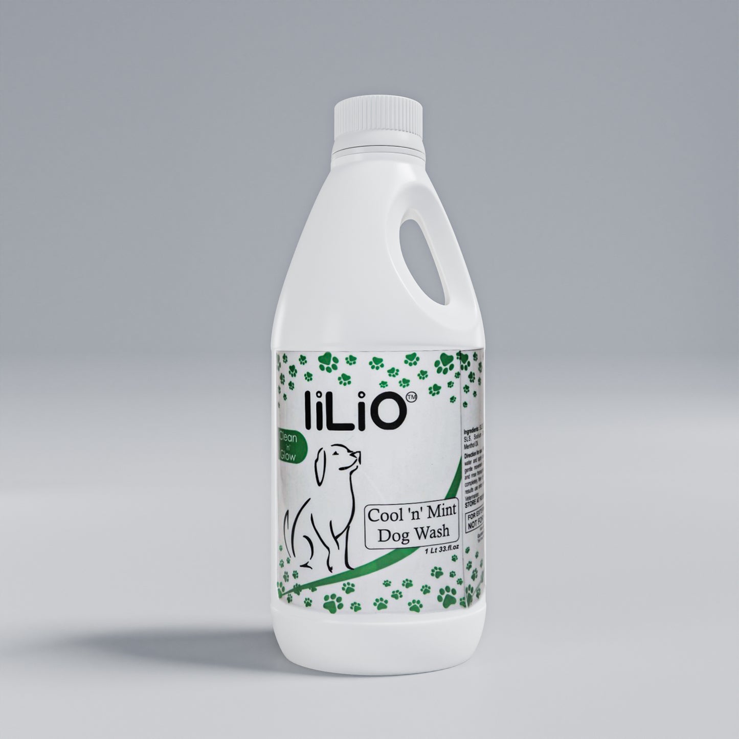 iiLio Cool-n-Mint Dog wash Summer special for instant heat relief.