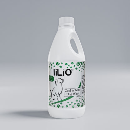 iiLio Cool-n-Mint Dog wash Summer special for instant heat relief.