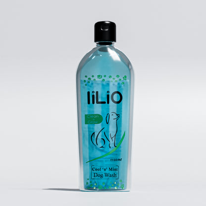 iiLio Cool-n-Mint Dog wash Summer special for instant heat relief.