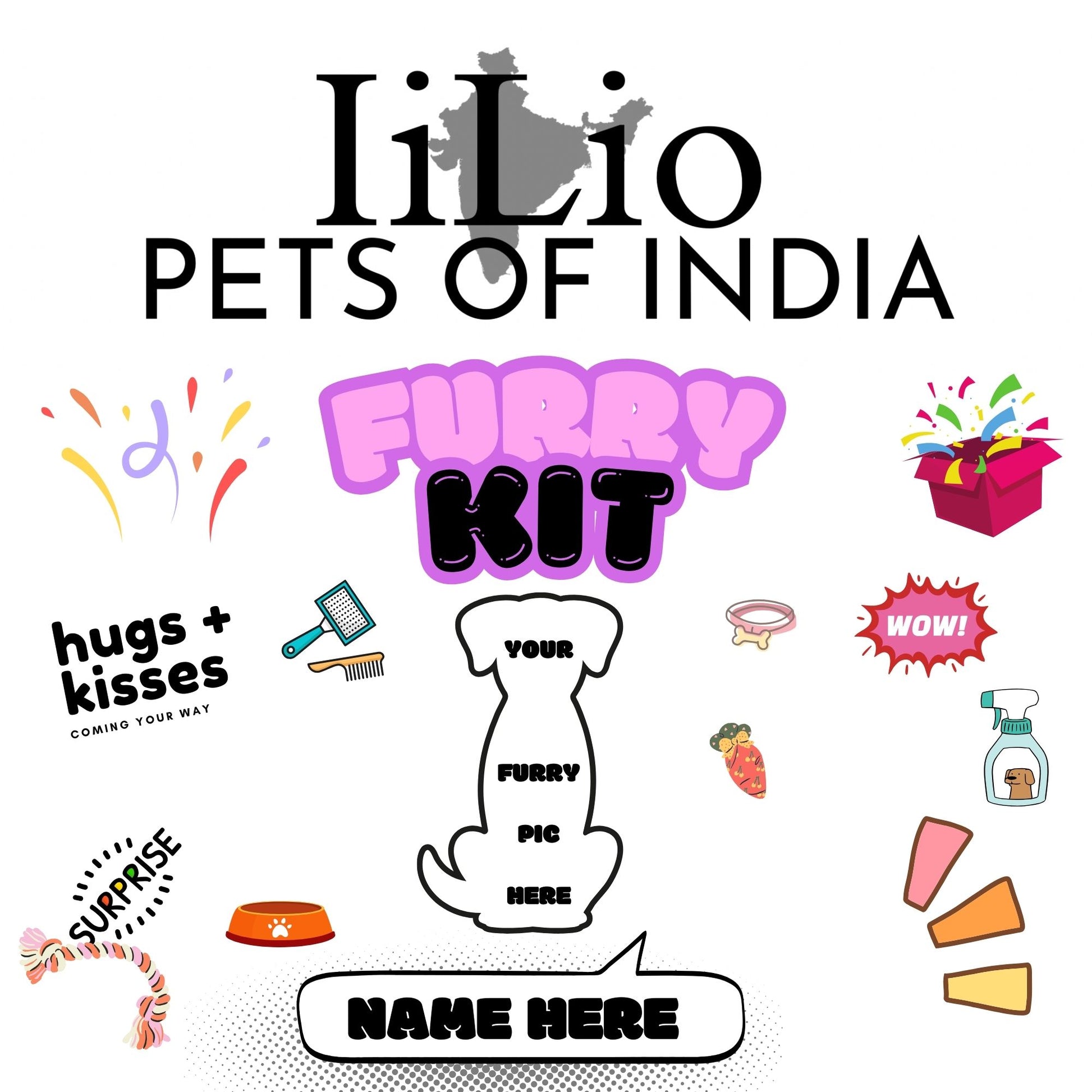 Gift Customized Pet Products Box with essential Products - iiLio Pet Products
