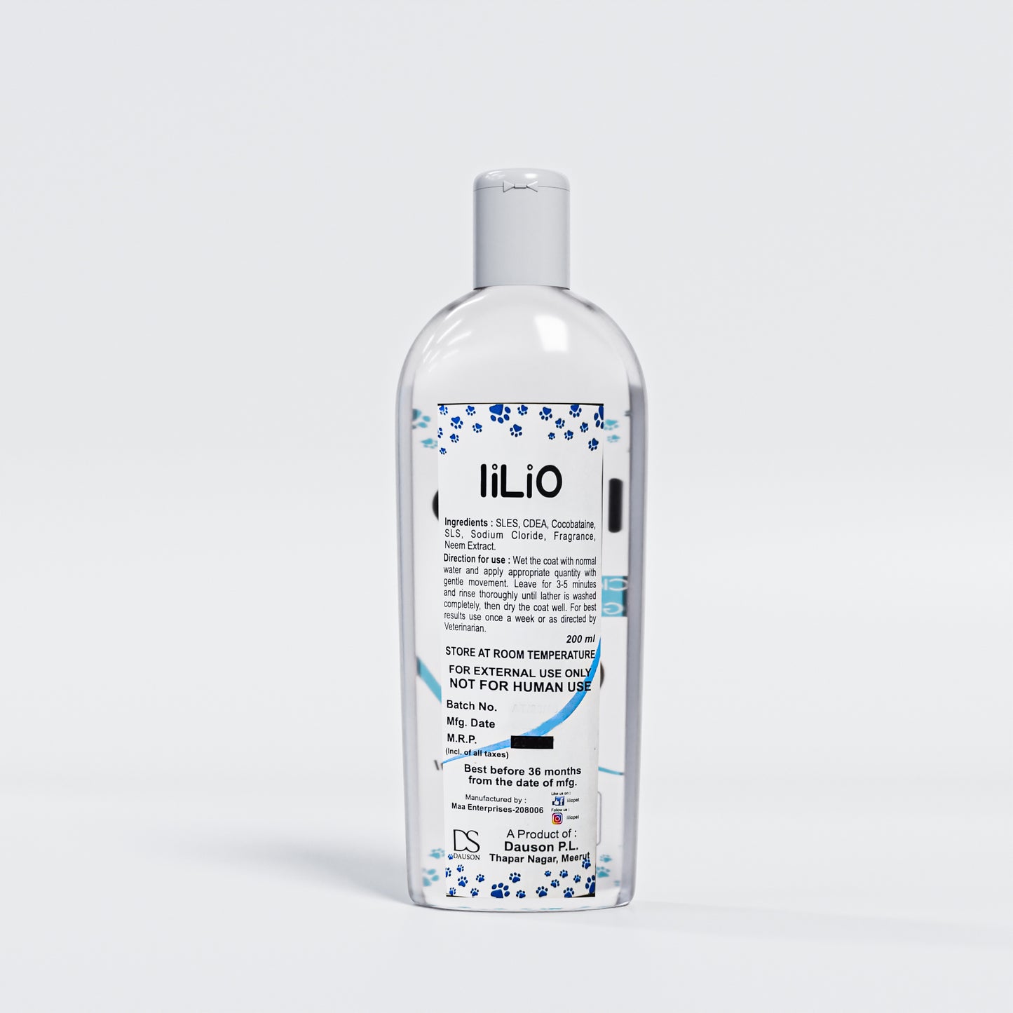 iiLio Anti-Tick Dog shampoo for Dogs for ticks & Fleas - 200ml