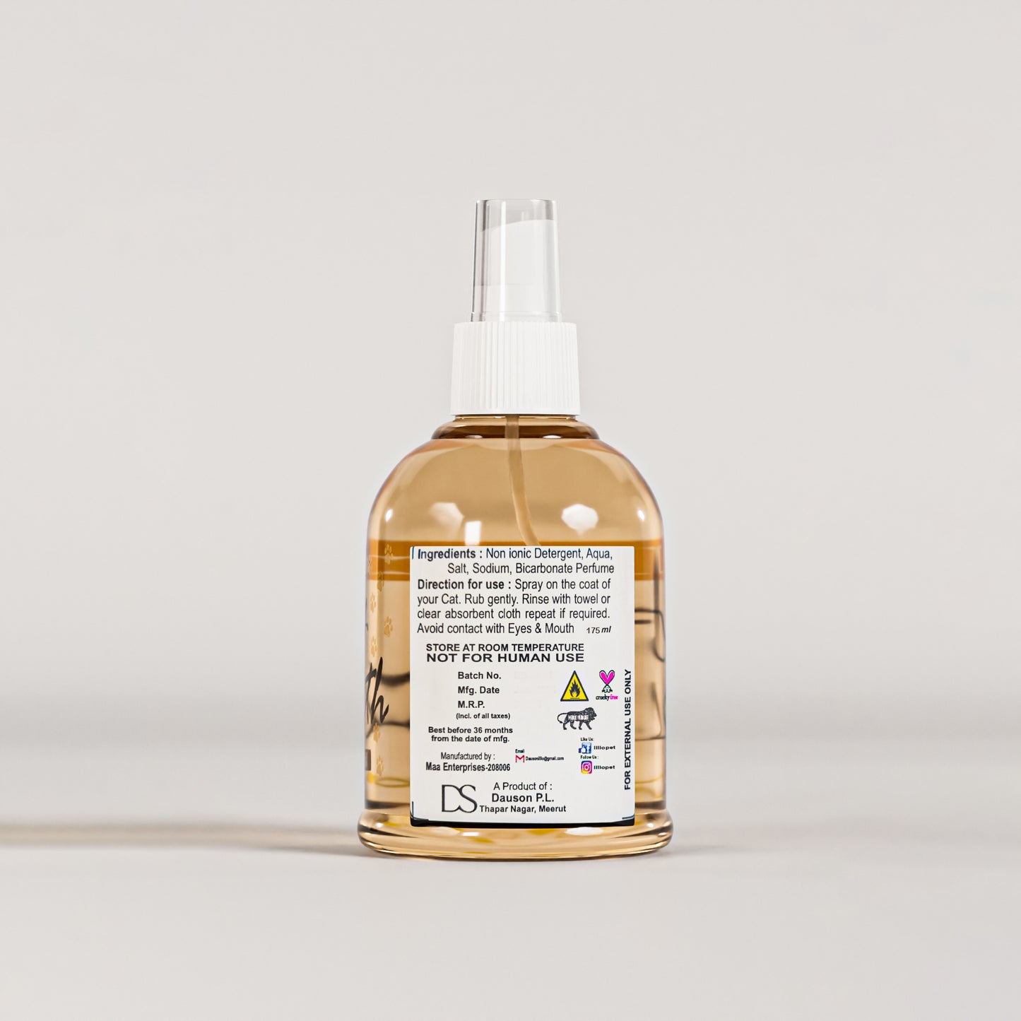 iiLio Drybath 175ml for waterless dog baths - iiLio Pet Products