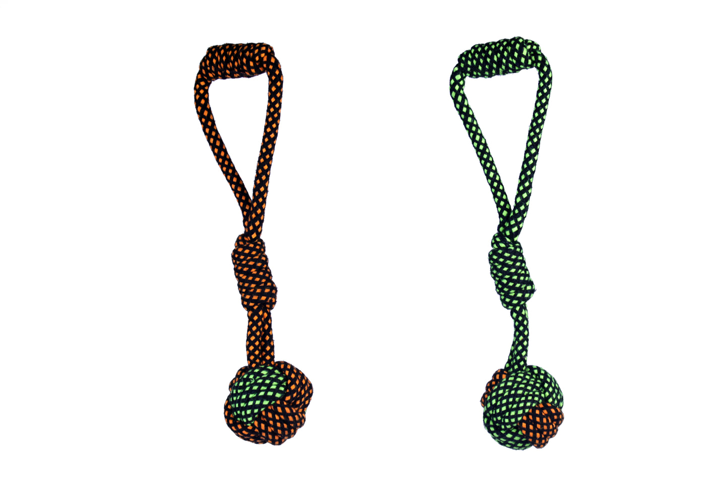 HANDLE WITH 1 KNOT DOG TOY - iiLio Pet Products