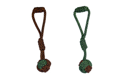 HANDLE WITH 1 KNOT DOG TOY - iiLio Pet Products