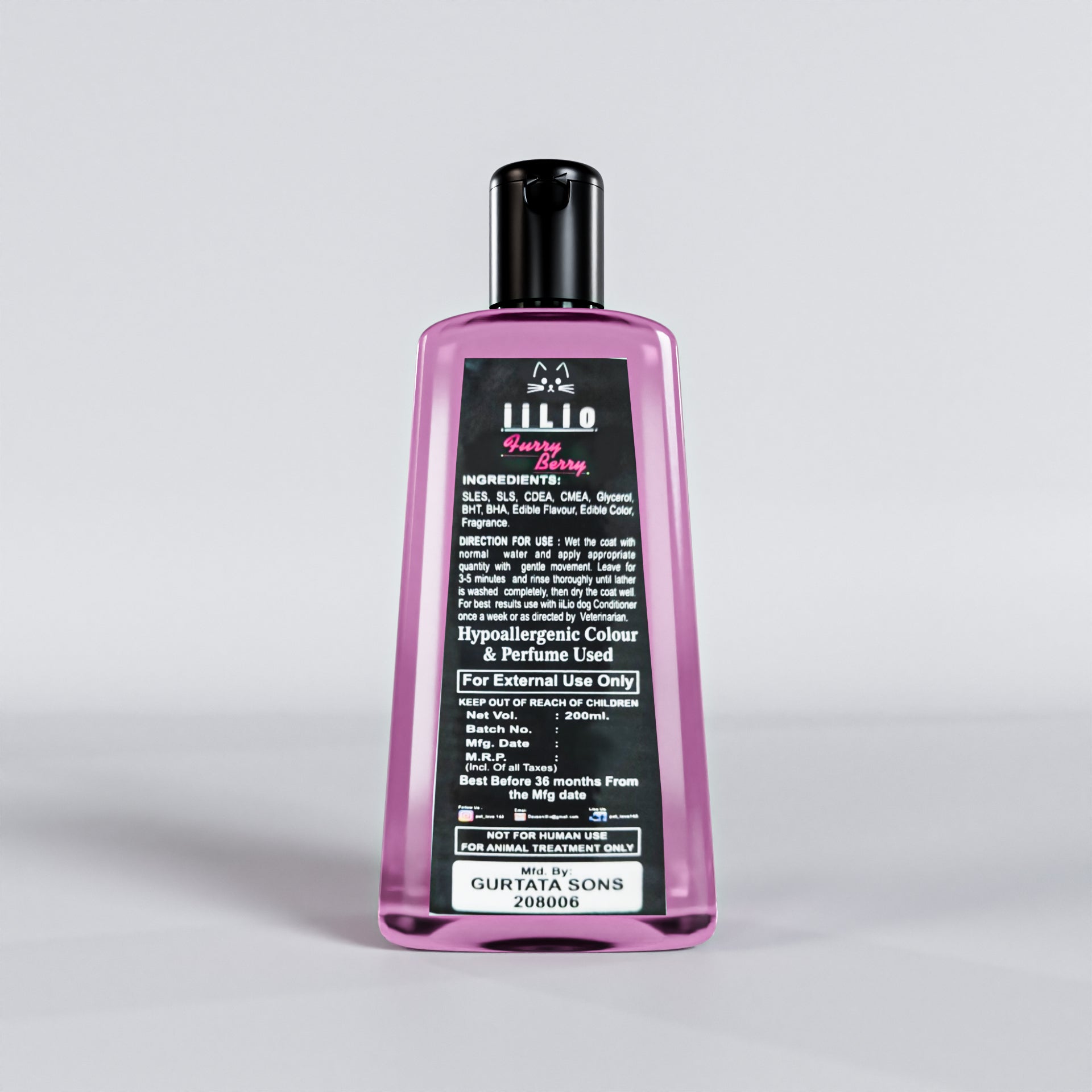 iiLio Pet WASH 200ml for Spa Grooming at home - iiLio Pet Products