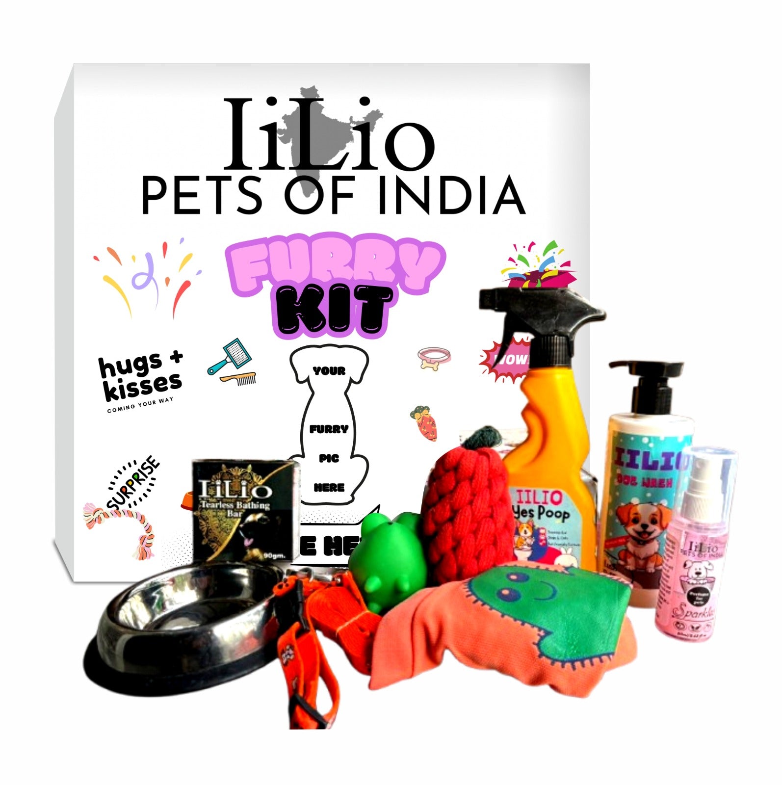 Gift Customized Pet Products Box with essential Products - iiLio Pet Products