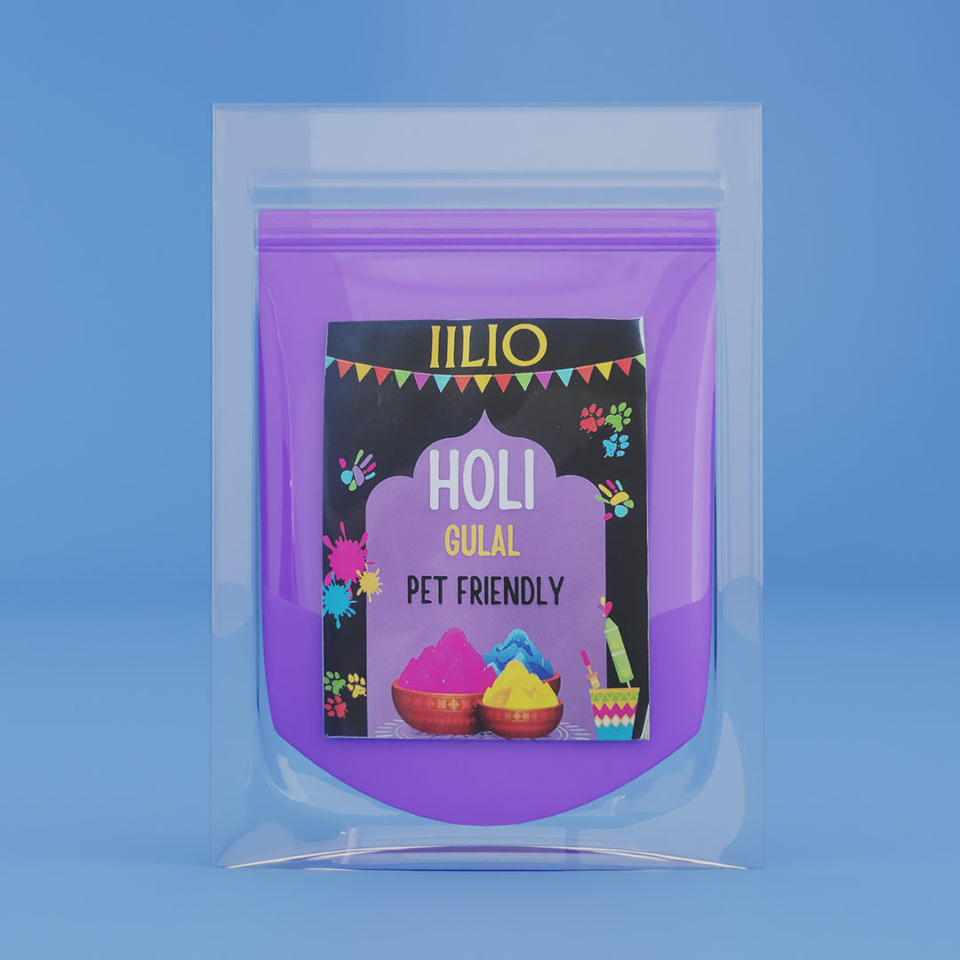 Iilio Pet Friendly Holi Gulaal (Pack of 4, 400gm)