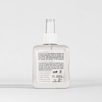 iiLio Small DRYBATH 200ml shampoo for rabbits , guinea pigs , hamsters , chinchilla & mouse. - iiLio Pet Products