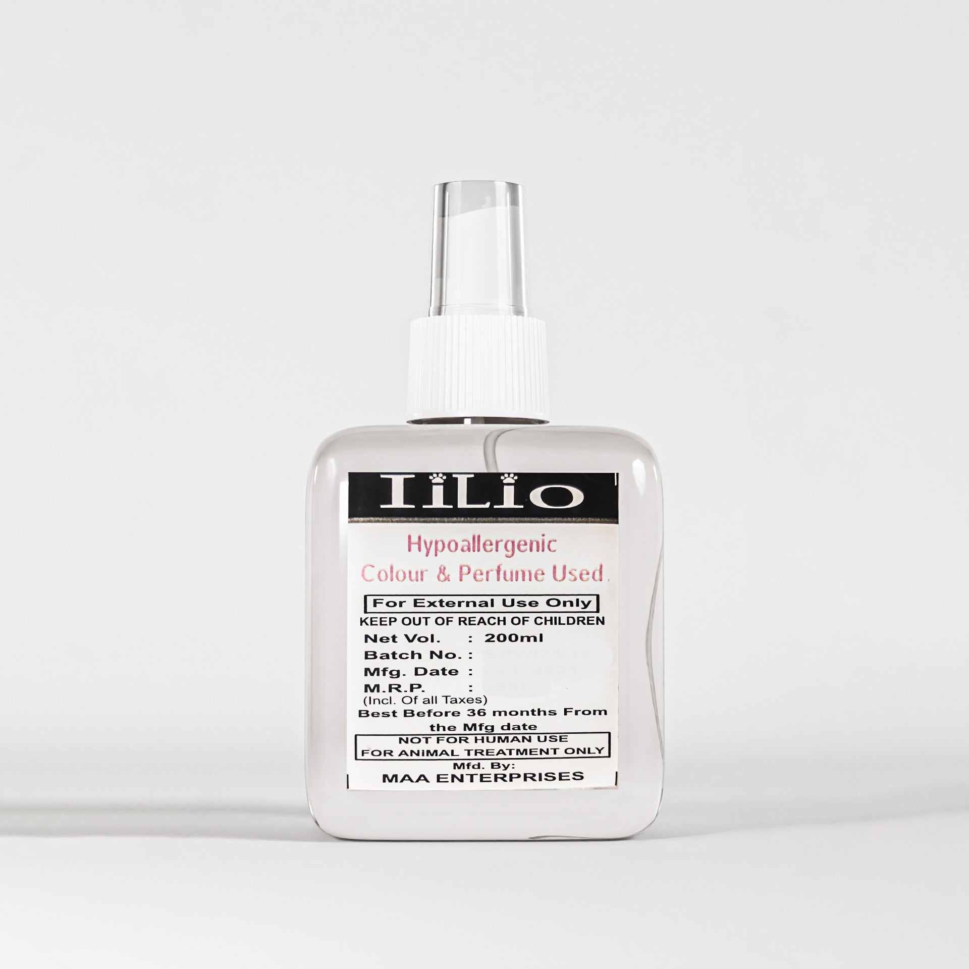 iiLio Small DRYBATH 200ml shampoo for rabbits , guinea pigs , hamsters , chinchilla & mouse. - iiLio Pet Products