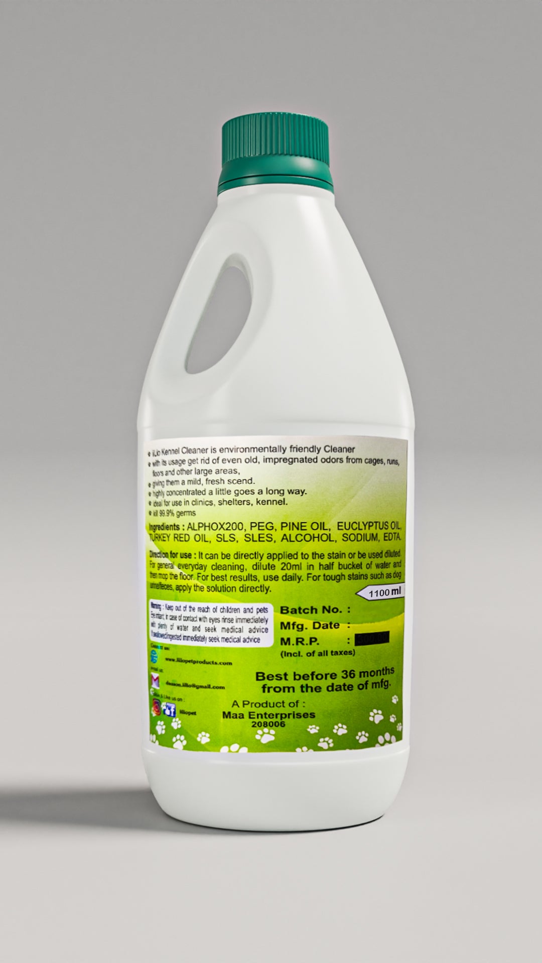 iiLio Kennel cleaner / Pet floor wash - iiLio Pet Products