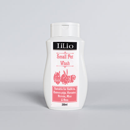 iiLio Small Pet Wash 200ml Shampoo For Rabbits , guinea pigs , hamsters , chinchilla and rats. - iiLio Pet Products